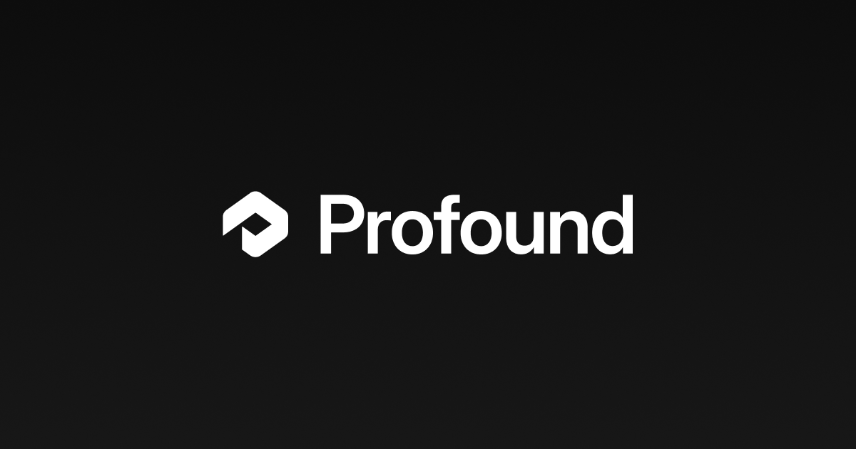 Screenshot placeholder: Profound dashboard