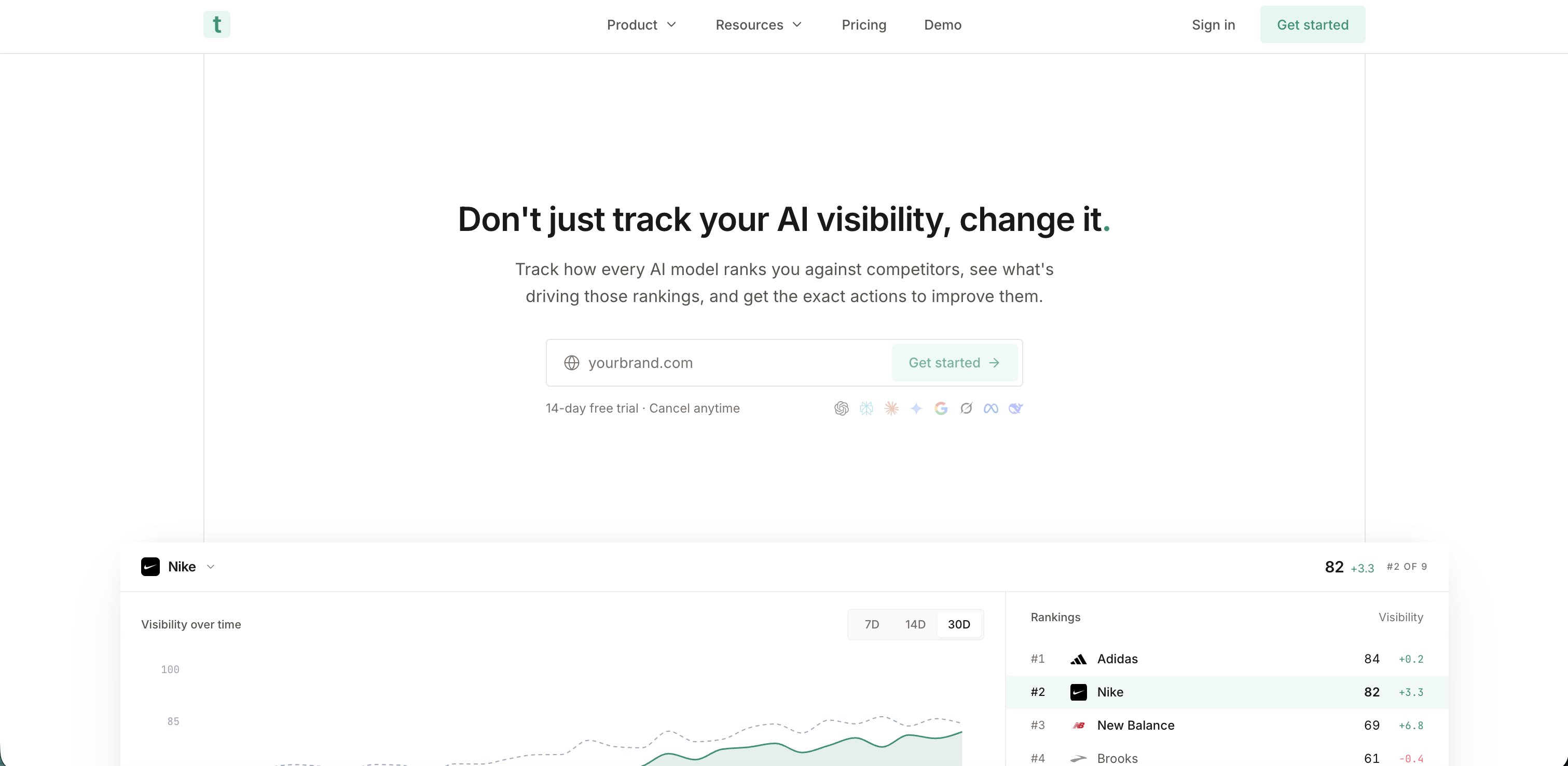 Screenshot placeholder: Trakkr dashboard