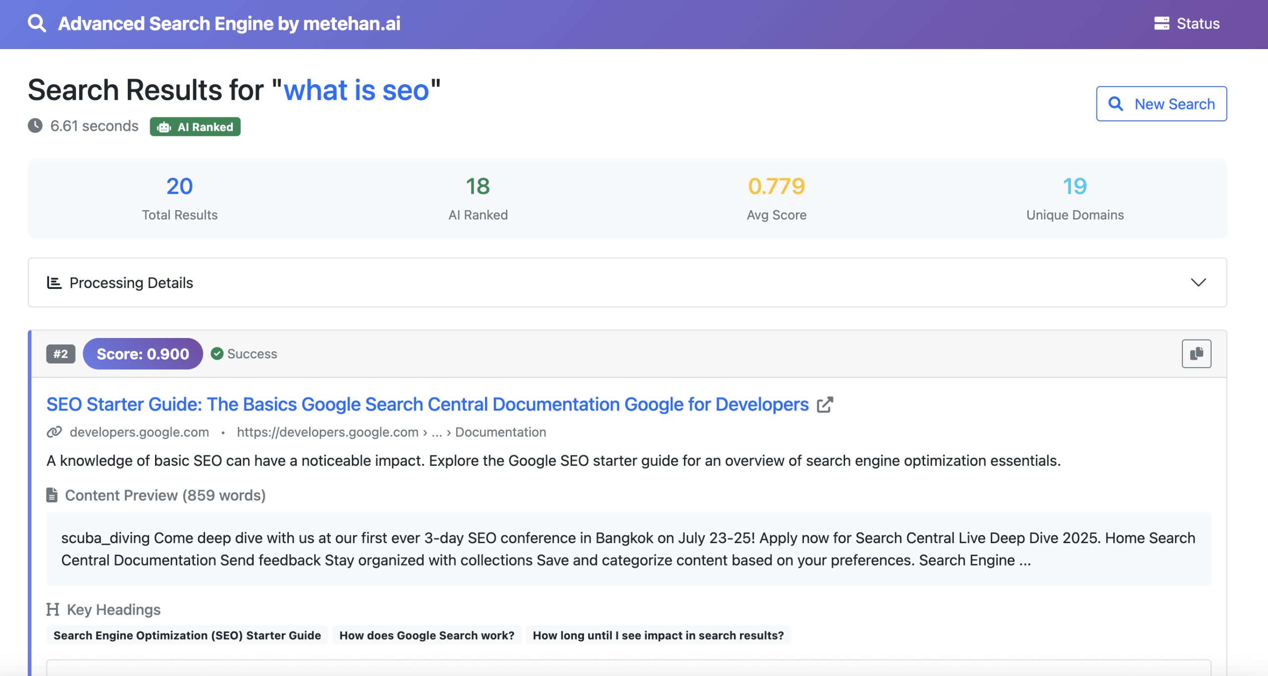 google vertex ai ranking api