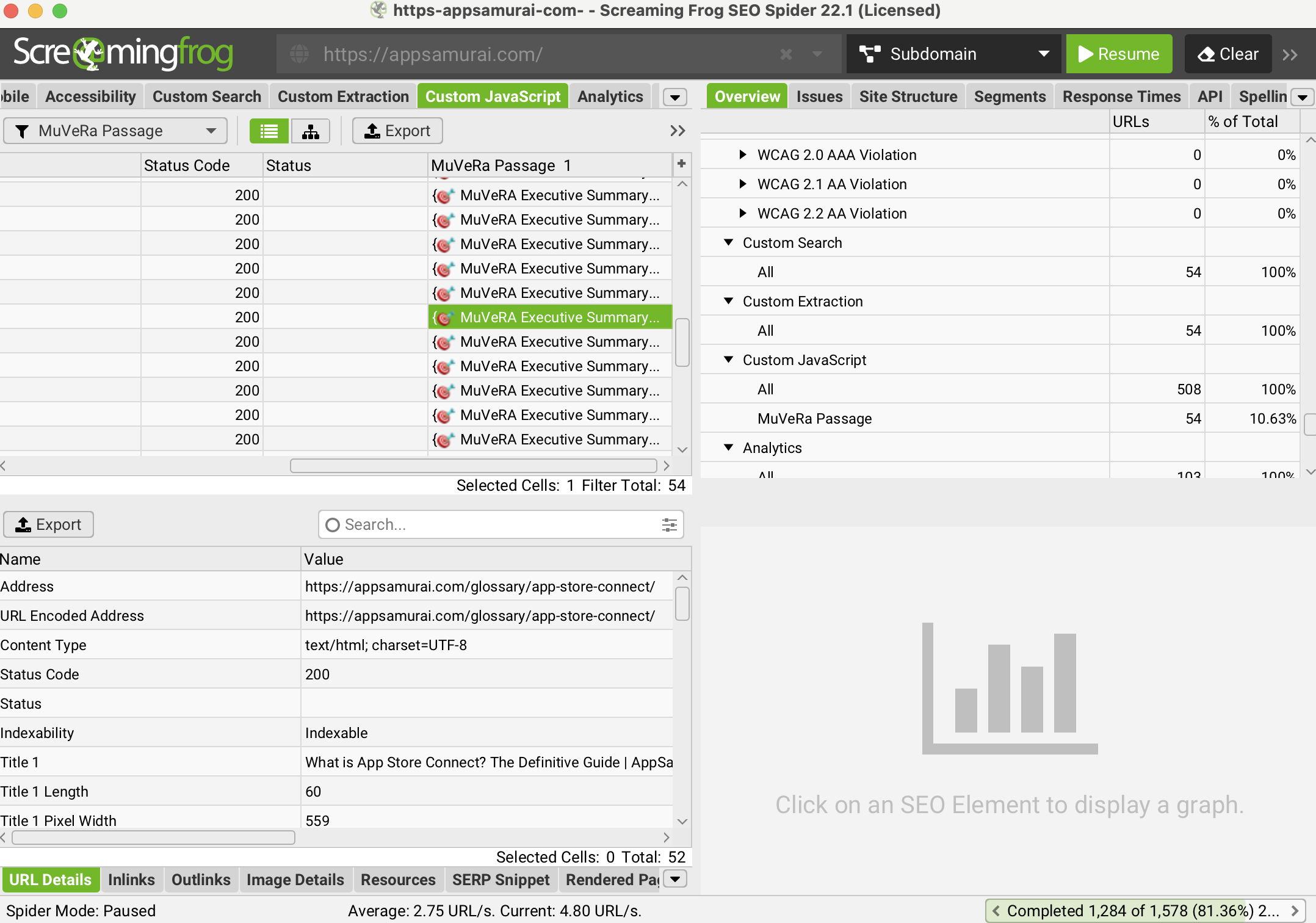 [MUVERA] How to Run a Multi-Vector Retrieval Analysis with Screaming Frog