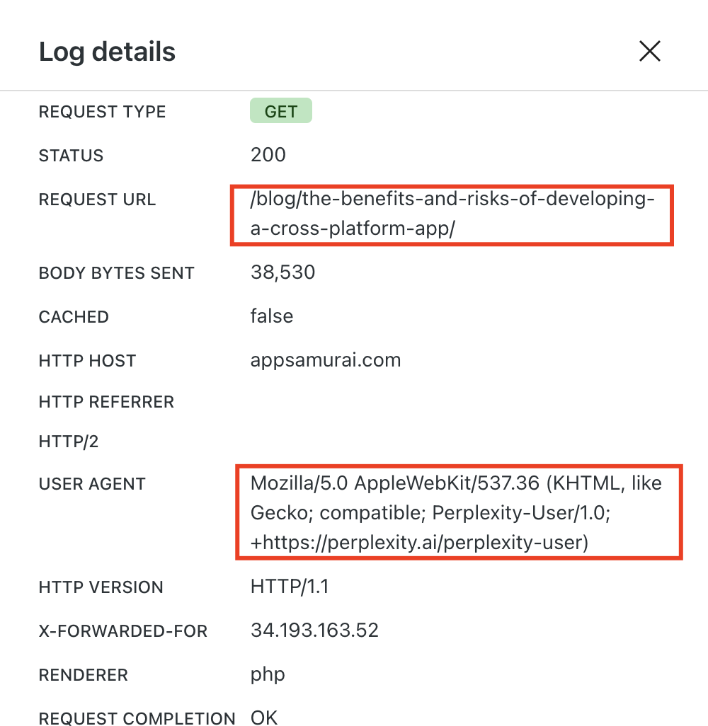 perplexity log